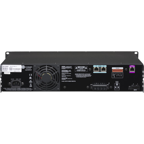 Crown cdi 2|600 amplificador de audio entrada analógica, 2 canales, 600 w por canal de salida